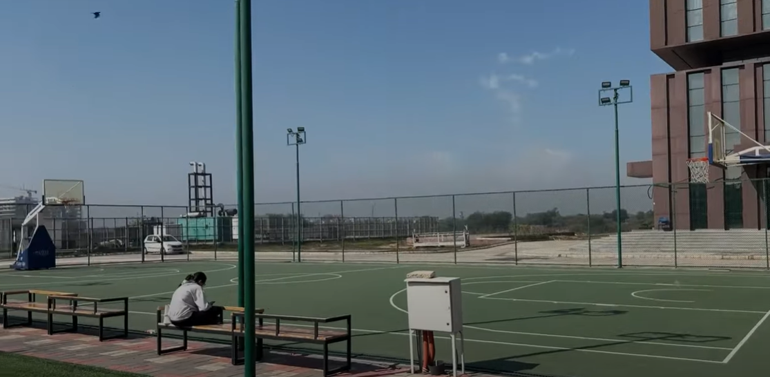 Amity University Mohali Basketball Court