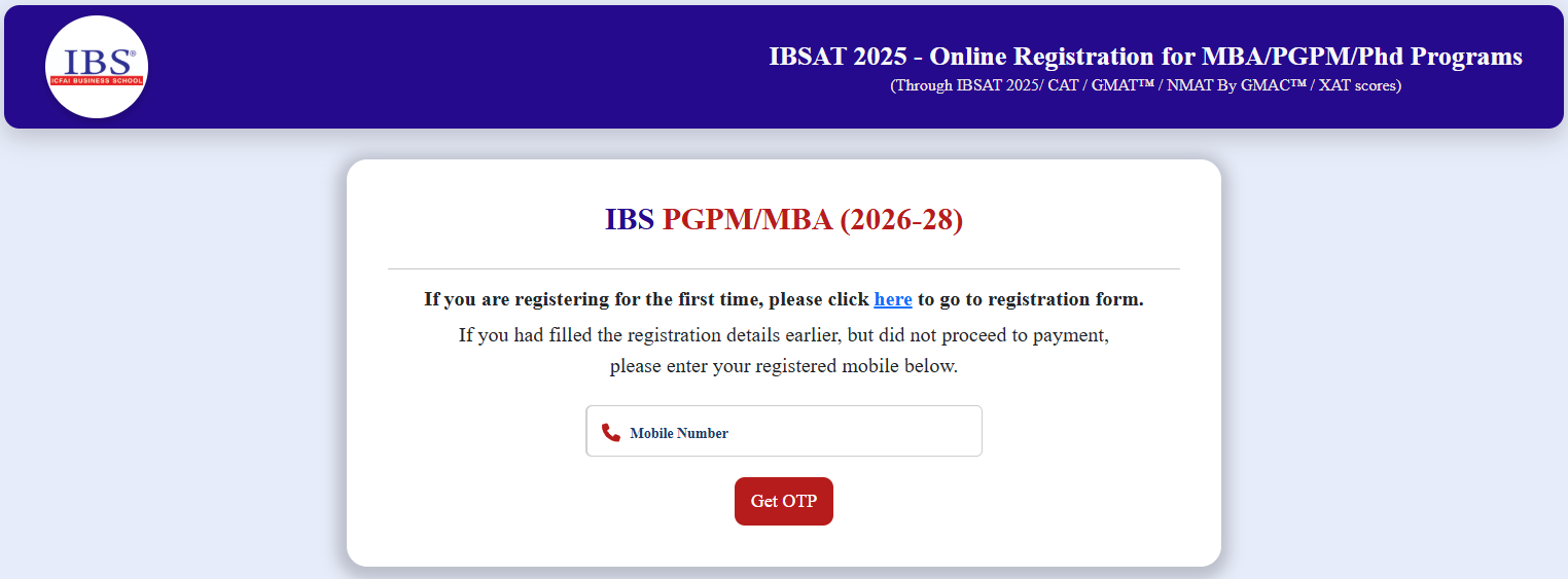 IBSAT 2025 registration