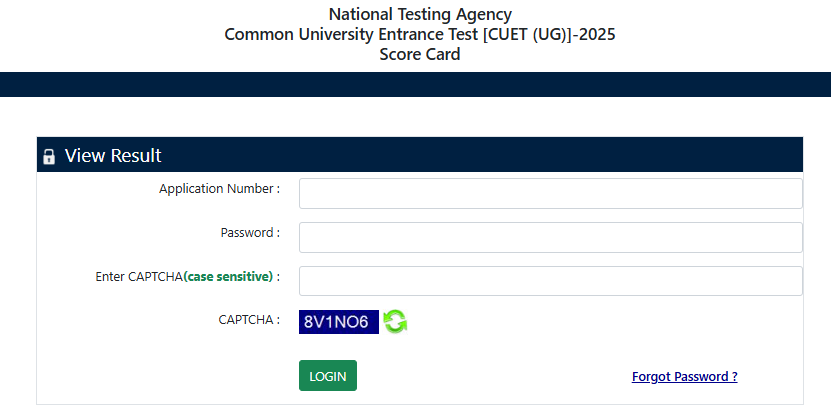 CUET UG Result 2025 Out