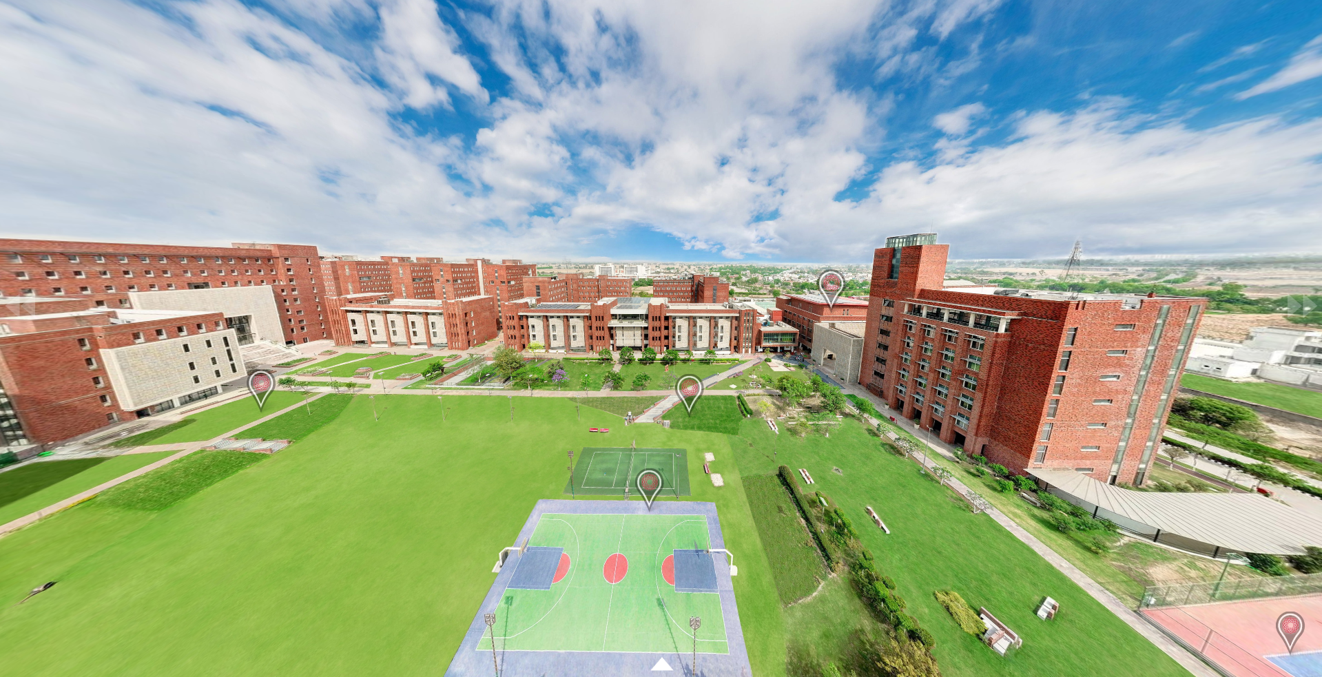 Ashoka University Campus Arial View