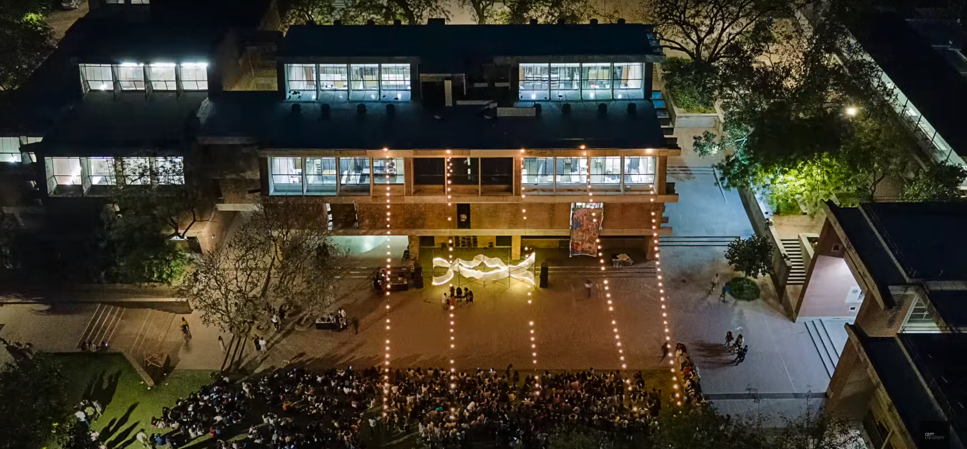 CEPT University Campus Night Life