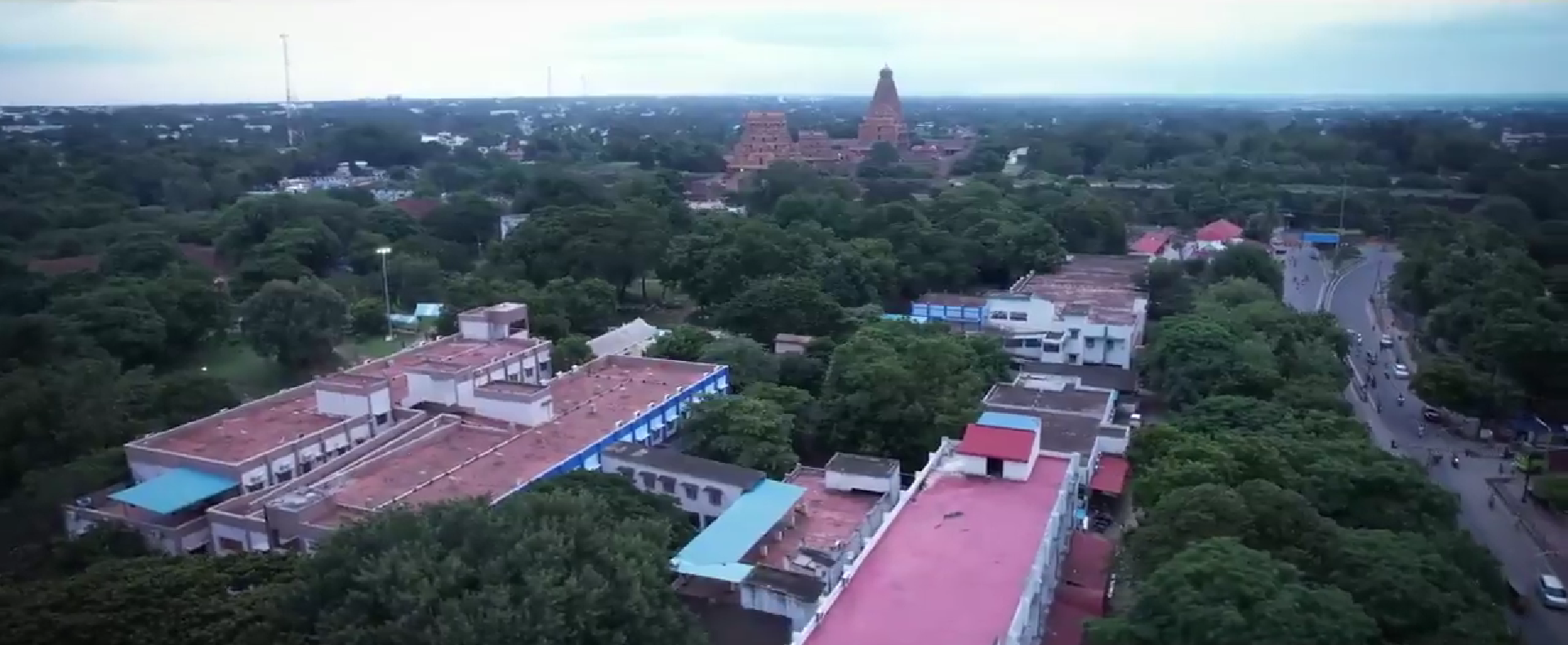 Thanjavur Medicat College Drone View