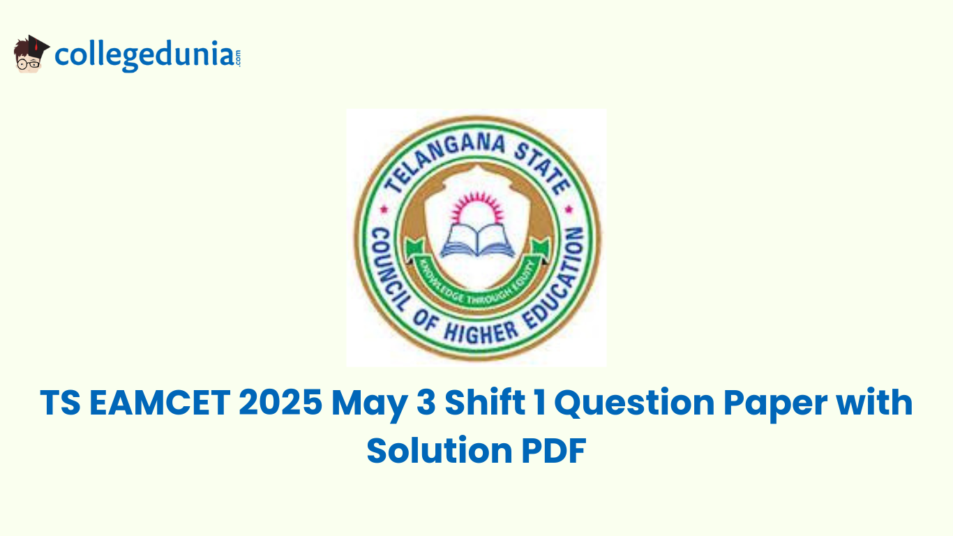 TS EAMCET 2025 May 3 Shift 1 Question Paper with Answer Key