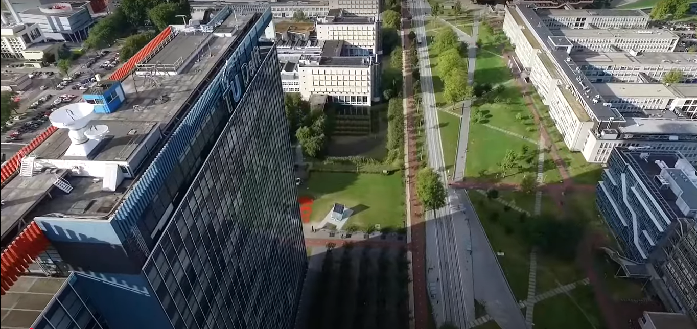 TU Delft Campus Aerial View