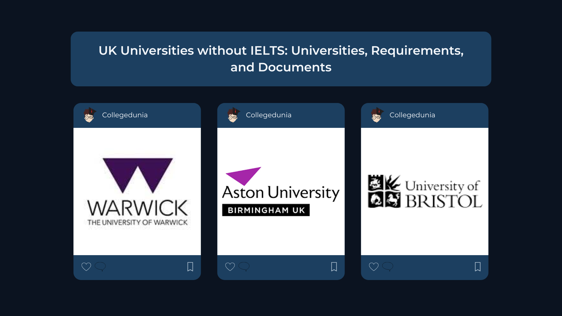 UK Universities without IELTS