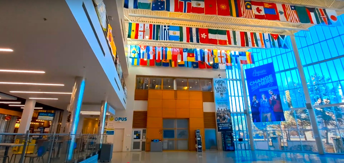 University of Windsor Campus from Inside