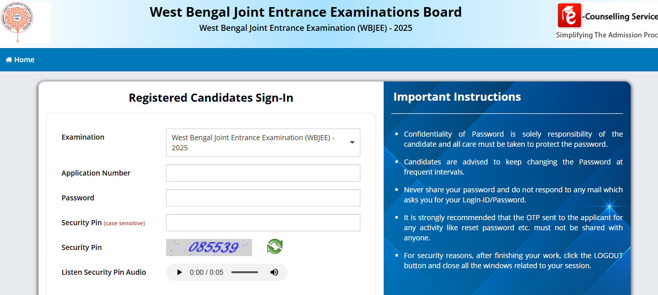 WBJEE Answer Key