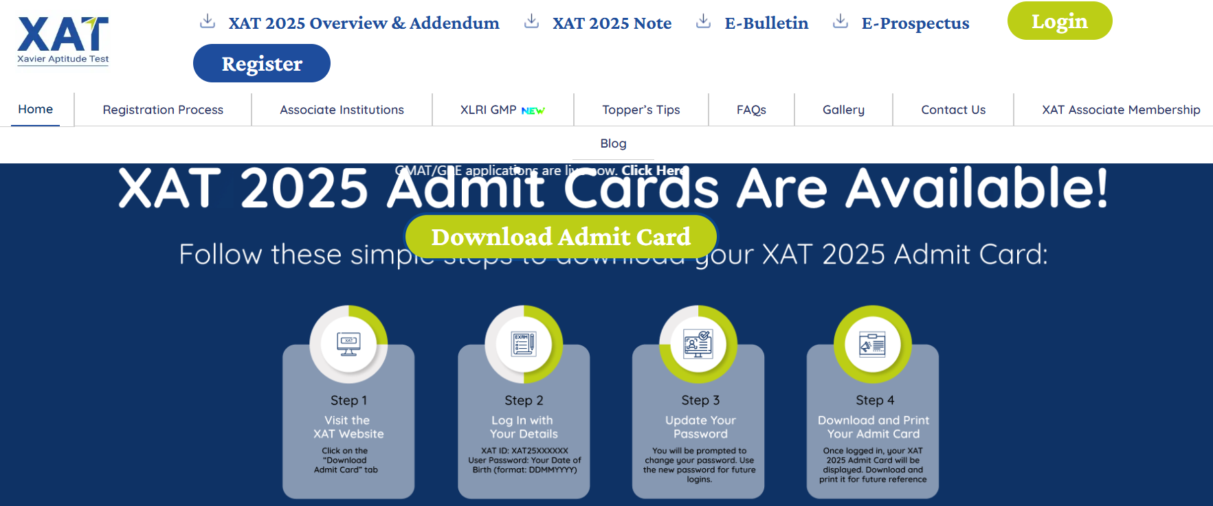 XAT 2025 Admit Card