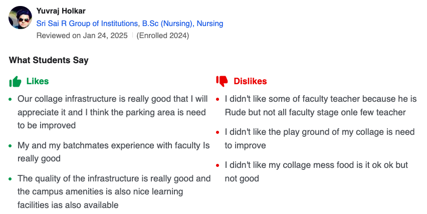 UPUMS Student Review