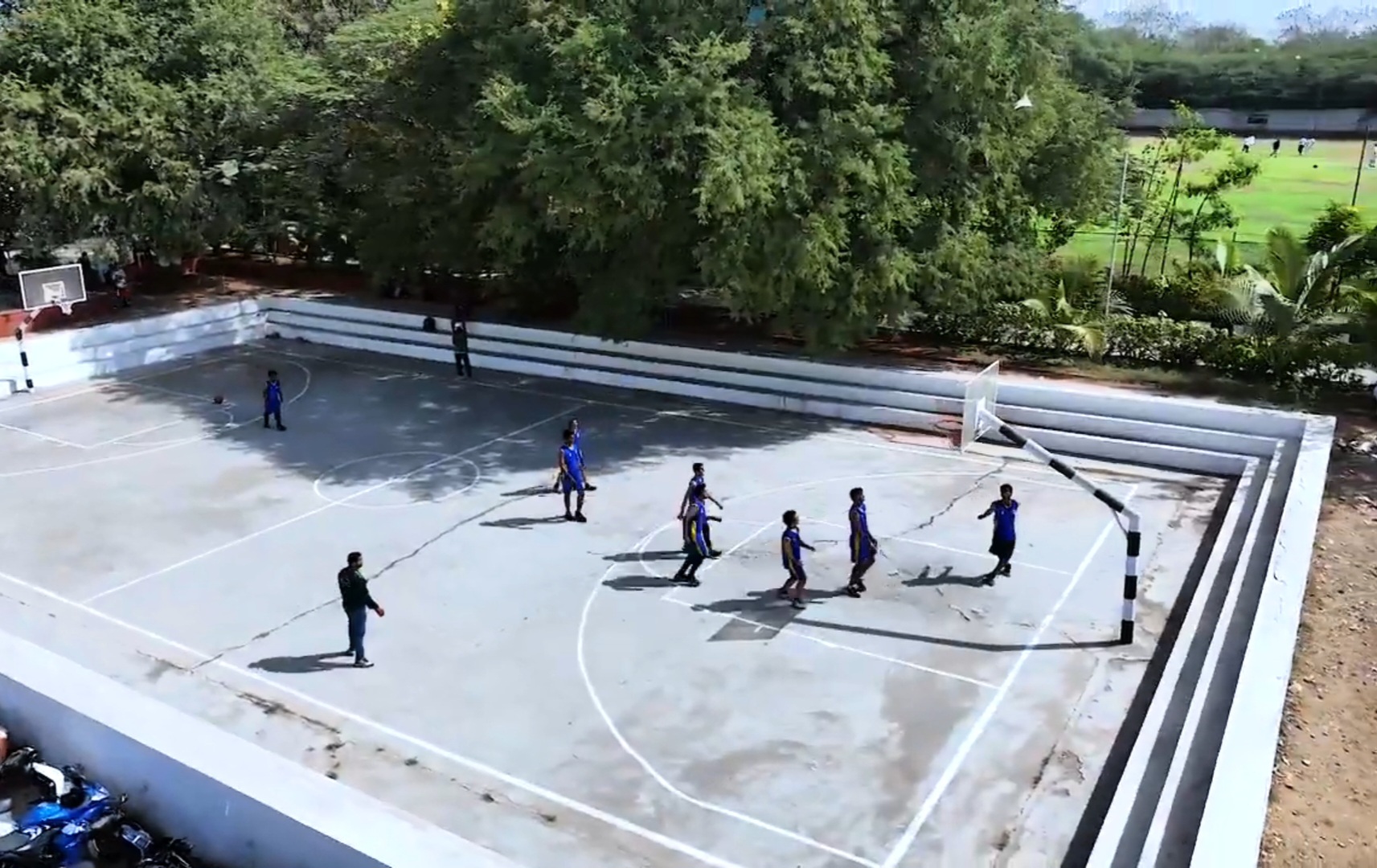 Lords Institute of Engineering and Technology Basketball Court
