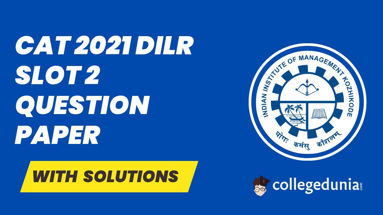 cAT 2021 DILR sLOT 2 qUESTION pAPER