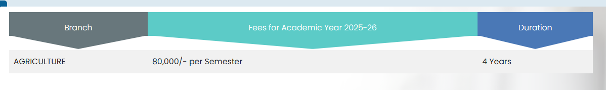 Fee Structure 2025 (As per website)-