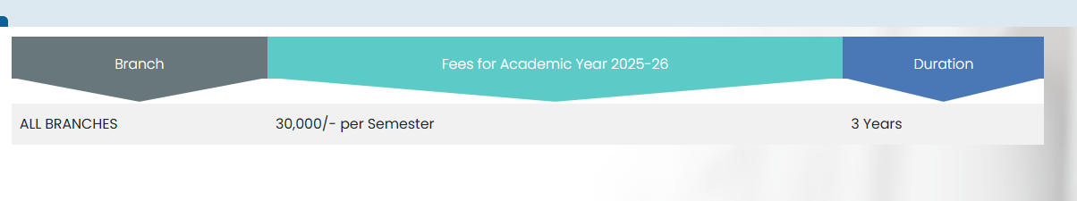Fee Structure 2025 (As per website)-