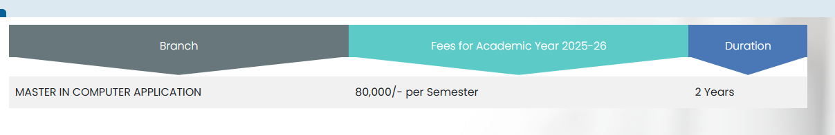 Fee Structure 2025 (As per website)-
