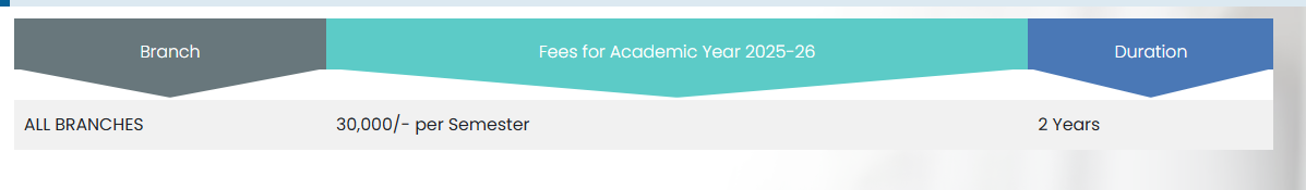 Fee Structure 2025 (As per website)-