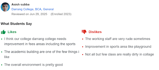 Darrang College Admission