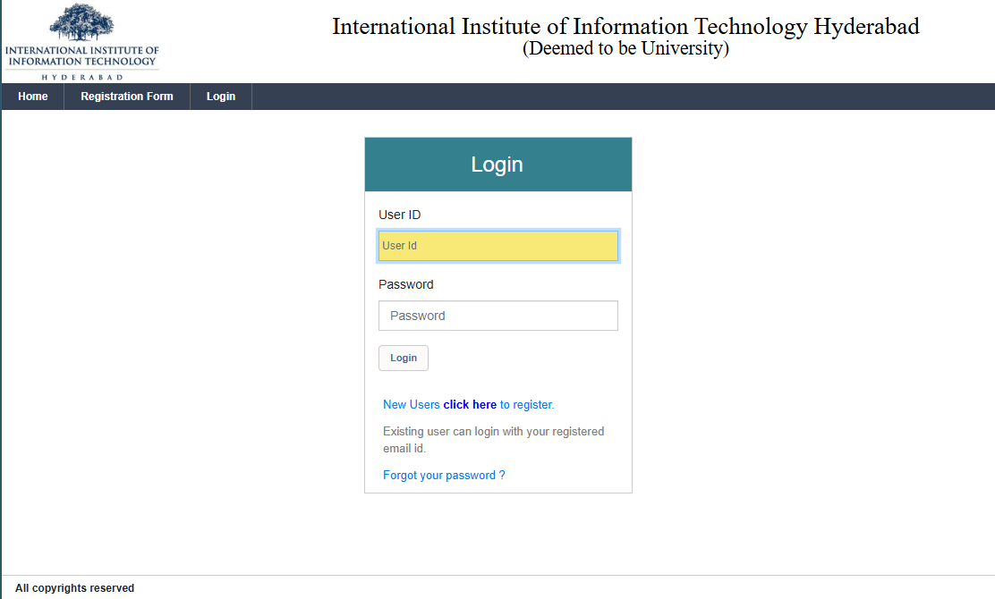 IIITH PGEE 2025 Registration