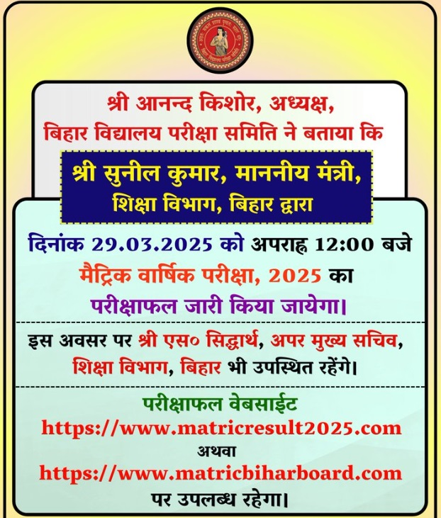 Bihar Board Class 10 Results