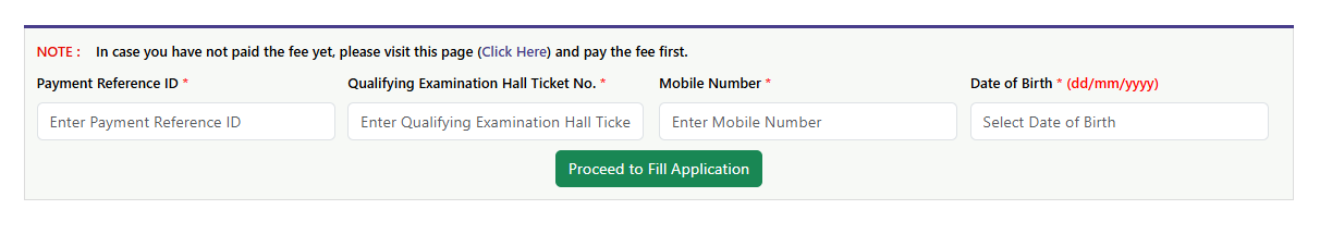TG ECET Application Process