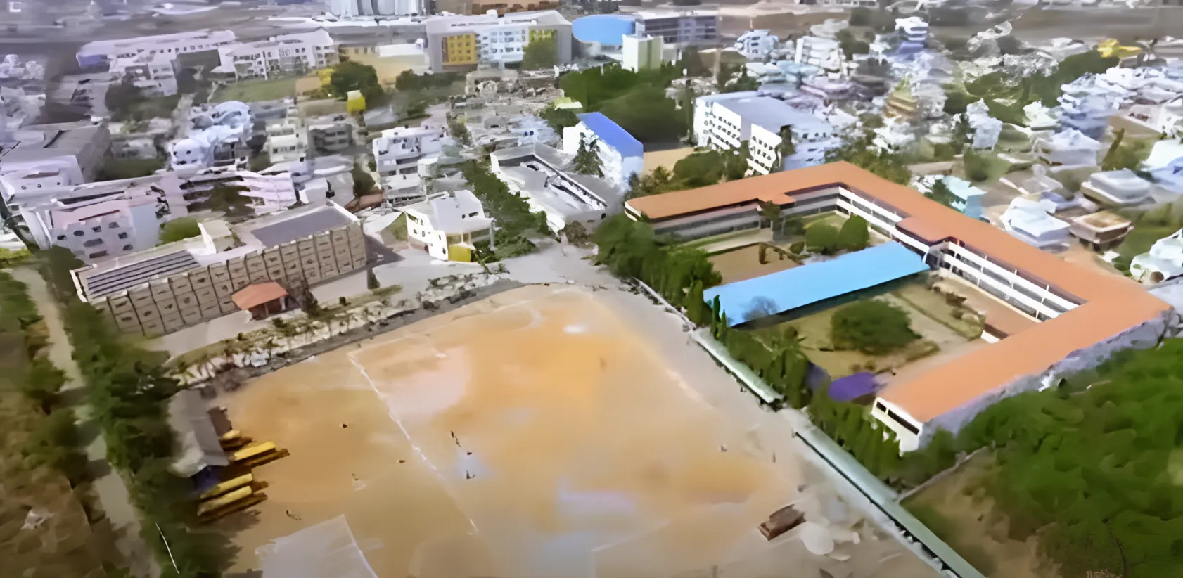 Birds Eye view of the Campus