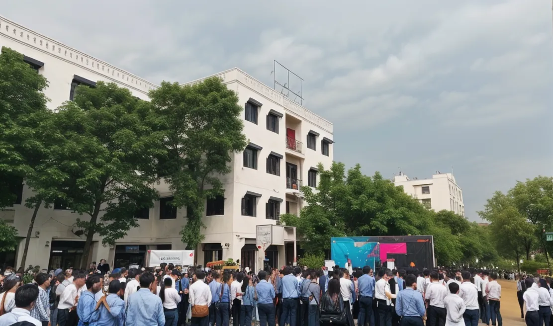 City Academy Law College Outside Academic Block