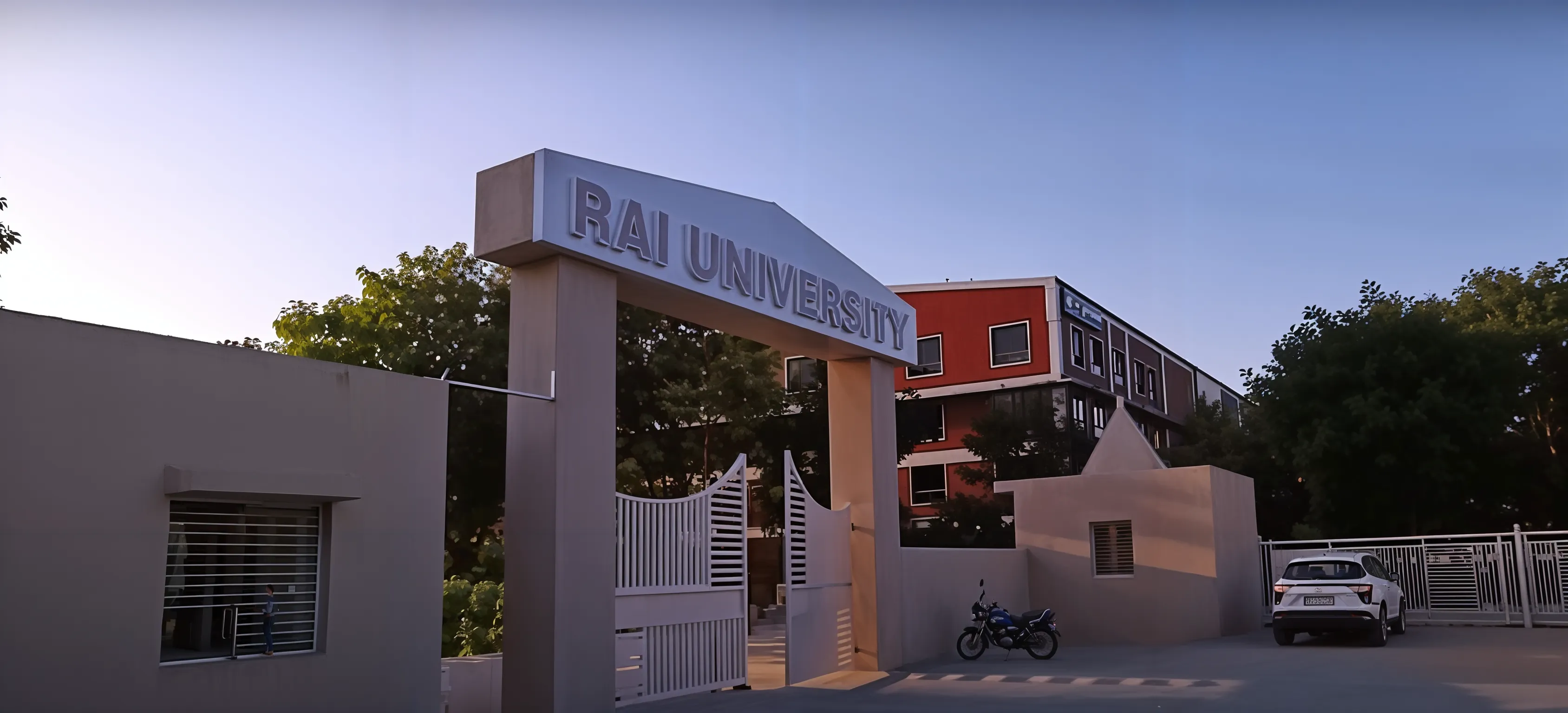 Rai University Ahmedabad Entrance Gate