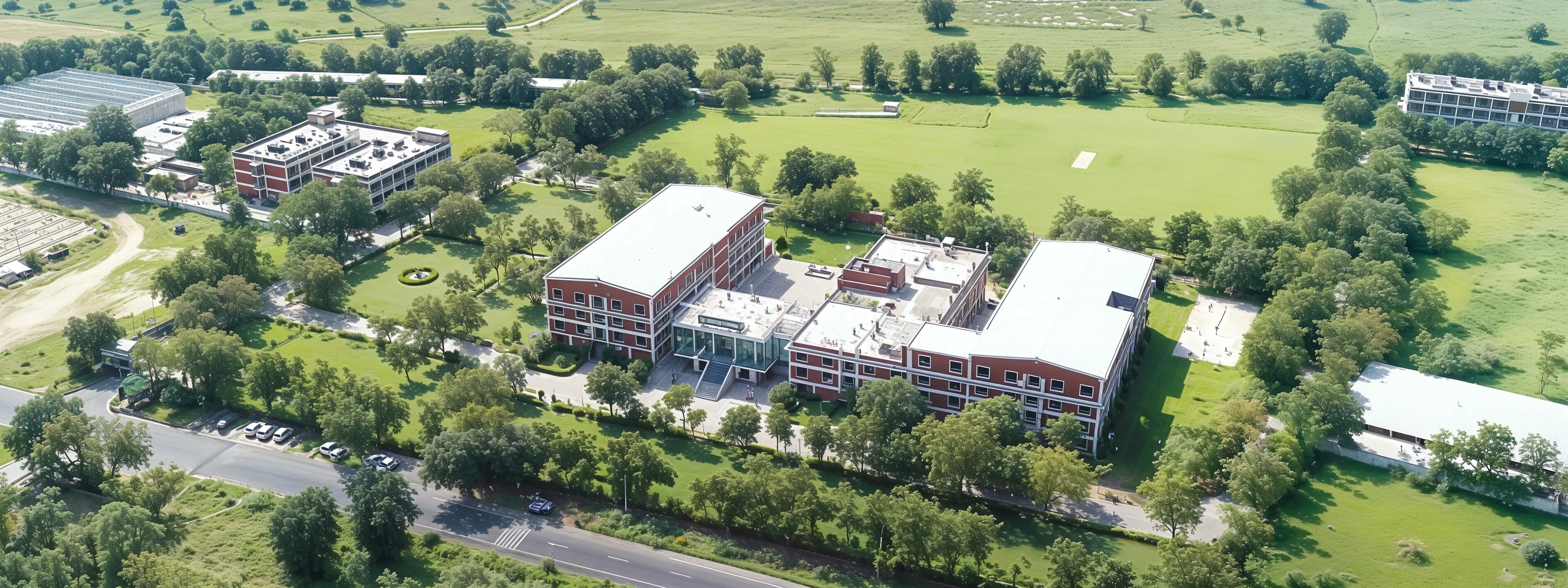 Rai University Ahmedabad Drone View