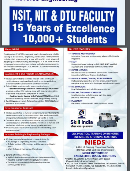 NEIDS Courses Overview