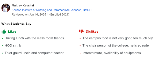 Kailash Institute of Nursing and Paramedical Sciences Student Review