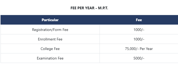Fee Structure