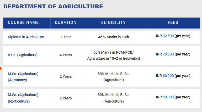 Fee Structure 2025 (As per website)-