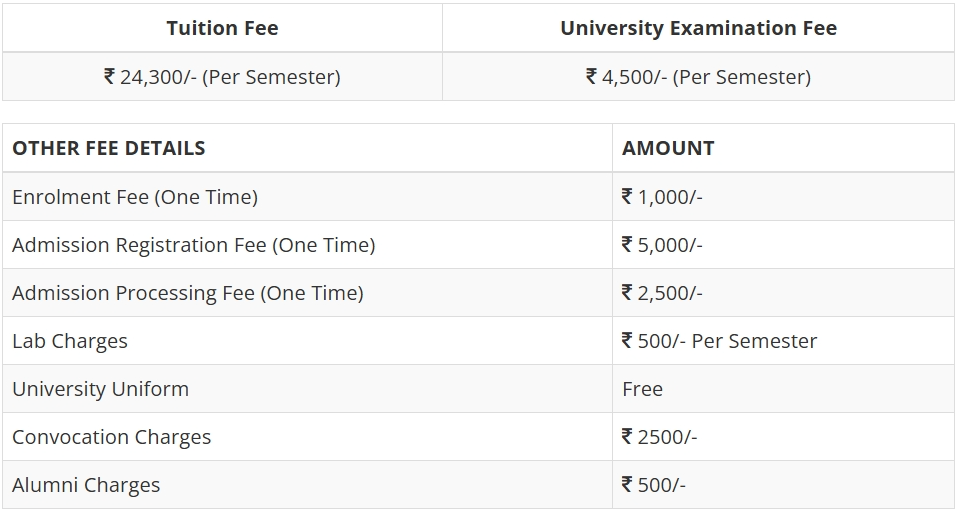 MFA Fee Structure