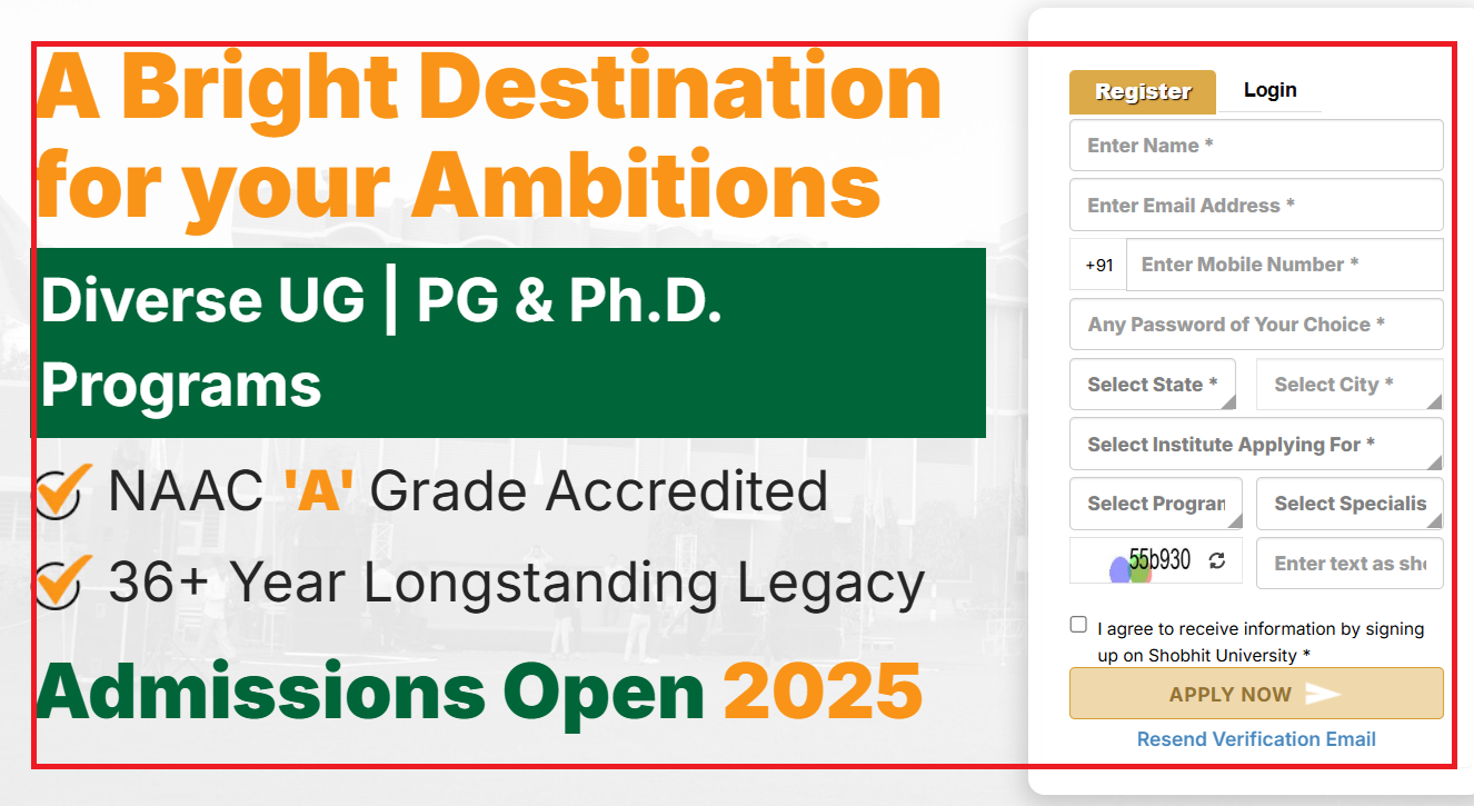 shobhit university fee 2025