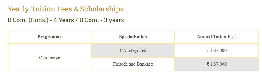 Fee Structure 2025 (As per website)-