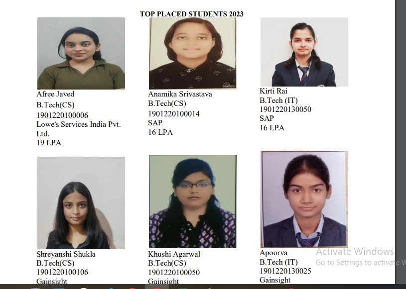 SRMCEM Placement 2025: Highest Package, Average Package, Top Recruiters