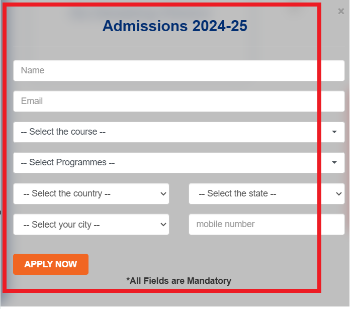 FXEC UG and PG Admissions 2024-25