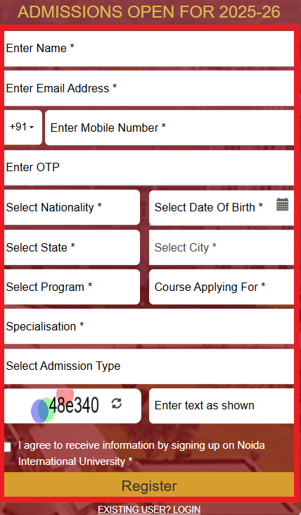 Noida International University Admission Open for 2025-26