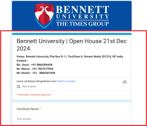 Bennet University Courses
