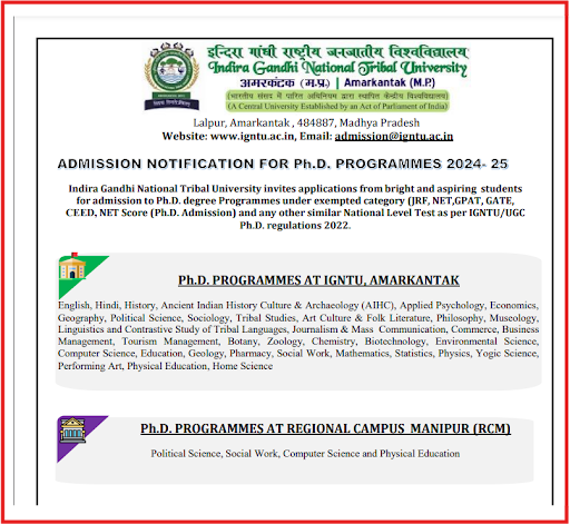 IGNTU PhD Admission