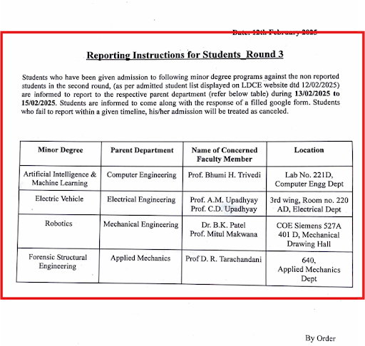 LDCE Notice