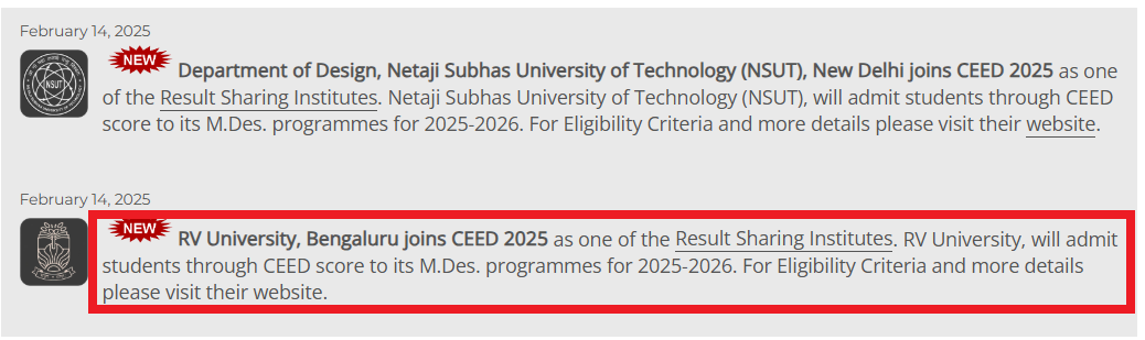 RV University M.Des Admission 2025-26