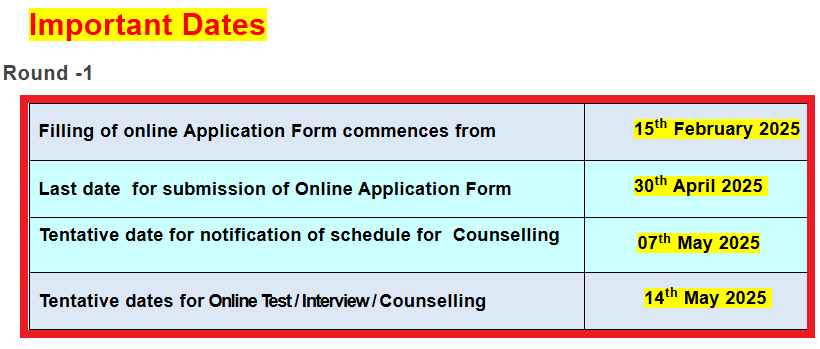 BIT Mesra PG Admissions 2025