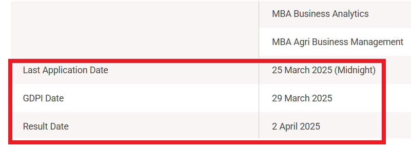 MIT WPU MBA 2025 Admissions Open