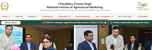 CCSNIVAM Application Deadline Exntended