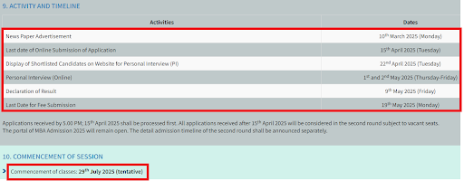RGIPT MBA Admission 2025 Open