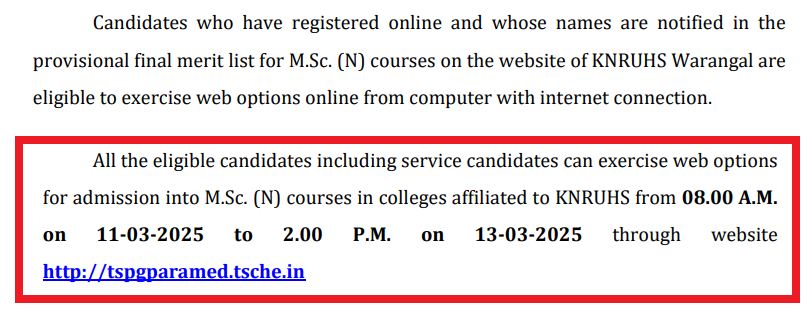 KNRUHS M.Sc Nursing Counseling 2025