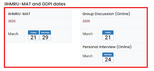 IIHMRU-MAT/GDPI 2025
