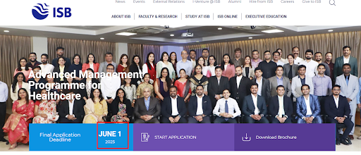 ISB Program Deadline