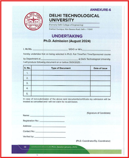 DTU PhD Admission