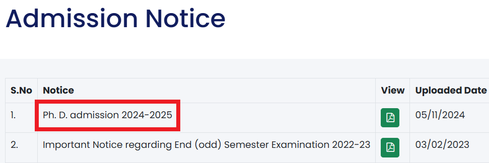 MUIT Invites Applications for PhD Admission Till November 23